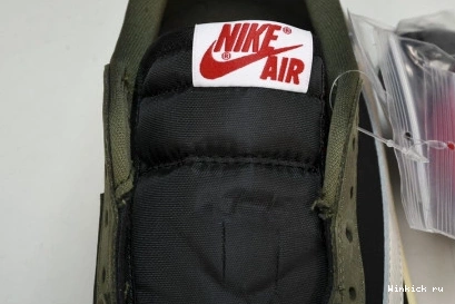 Air Travis 1 Low x OLIVE BLACK OG Scott Jordan 0707
